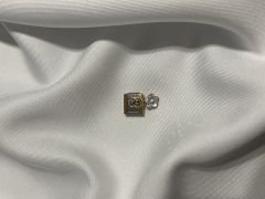 Sallantılı Kristal Çiçek İtalyan Bileklik Charmı